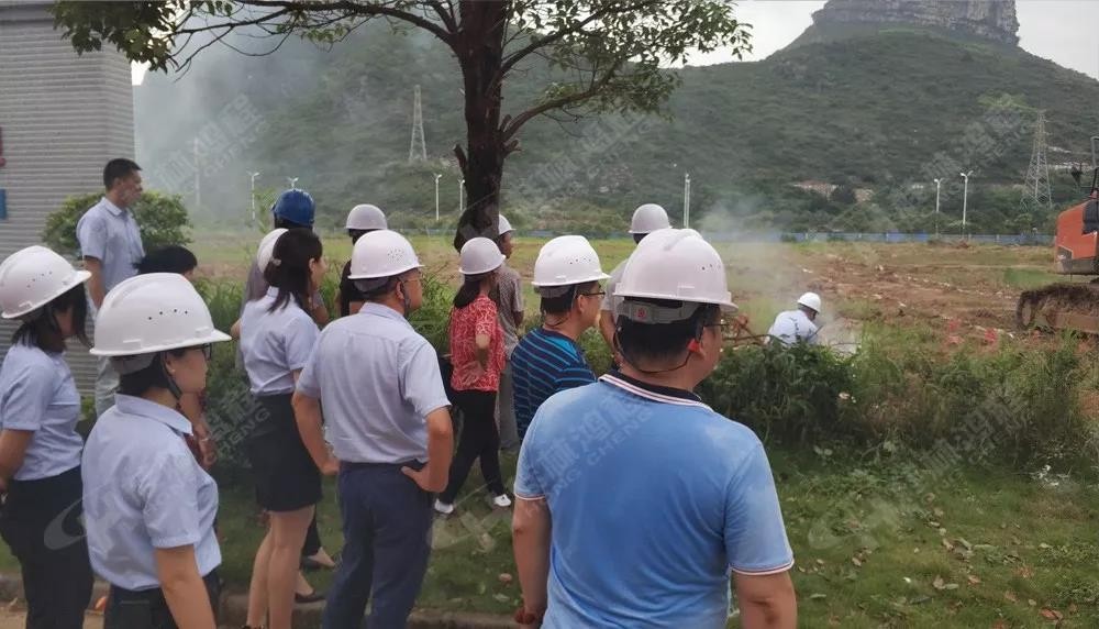 桂林鴻程機電設(shè)備有限公司廠區(qū)2#生產(chǎn)廠房開工大吉！